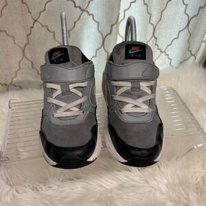 Nike air Gray and Black Athletic Sneakers with Chunky Sole size 2